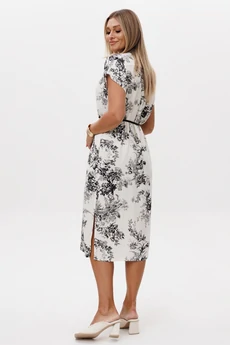 Платье 2446-1 белый VeritaModa