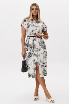 Платье 2446-1 белый VeritaModa