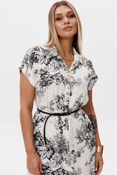 Платье 2446-1 белый VeritaModa