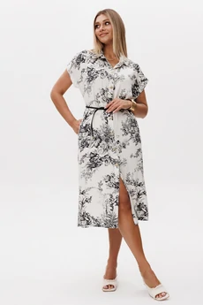 Платье 2446-1 белый VeritaModa