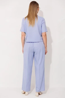Костюм брючный 2458 голубой VeritaModa