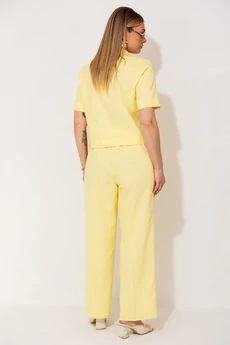 Костюм брючный 2458 желтый VeritaModa