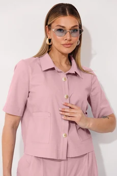 Костюм брючный 2458 розовый VeritaModa