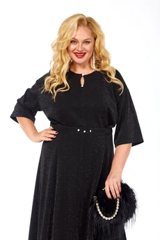 Платье 675 черный Via-mod