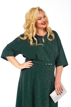 Платье 675 изумруд Via-mod