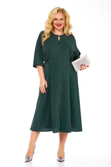Платье 675 изумруд Via-mod