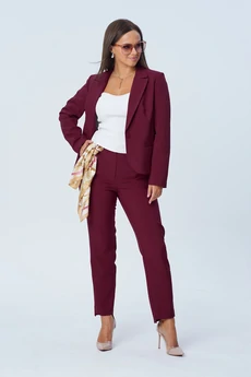 Костюм брючный 1003 бургунди Vilena