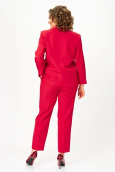 Костюм брючный 1092 красный Vilena