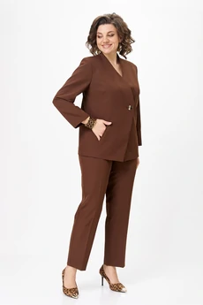 Костюм брючный 1092 шоколад Vilena