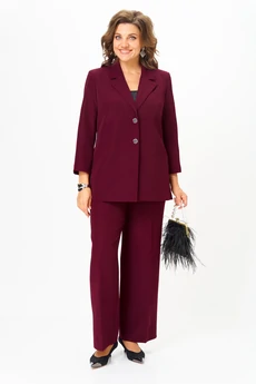 Костюм брючный 1094 бургунди Vilena