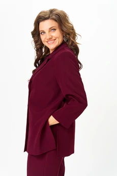 Костюм брючный 1094 бургунди Vilena