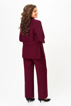 Костюм брючный 1094 бургунди Vilena