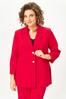 Костюм брючный 1094 красный Vilena