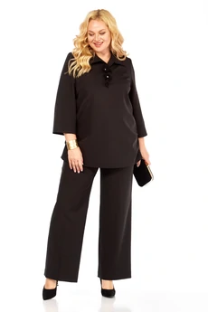 Костюм брючный 1109 черный Vilena
