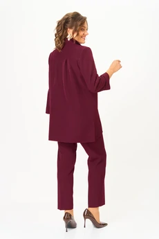Костюм брючный 1110 винный Vilena