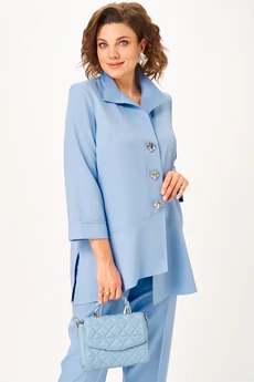 Костюм брючный 1110 голубой Vilena