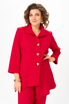 Костюм брючный 1110 красный Vilena