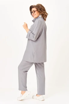 Костюм брючный 1110 серый Vilena