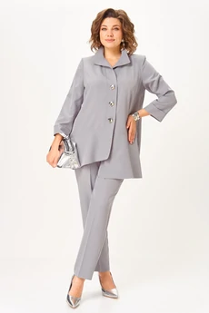 Костюм брючный 1110 серый Vilena
