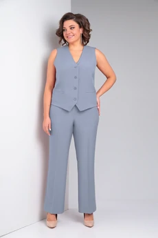 Костюм брючный 1119 светлый джинс Vilena