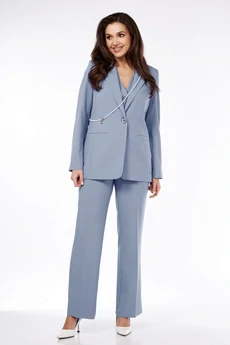 Костюм брючный 1120 светлый джинс Vilena