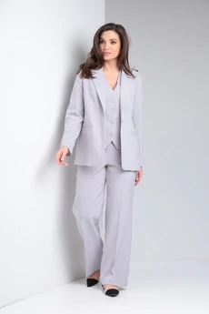 Коcтюм брючный 1120 серый Vilena
