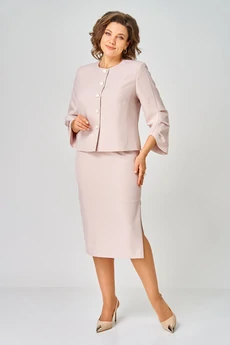 Костюм с юбкой 1126 кремовый Vilena
