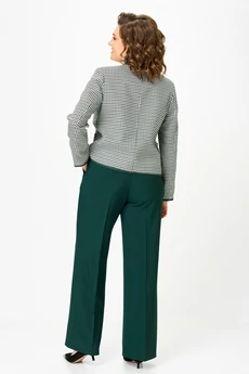 Костюм брючный 1127 зеленый + зеленый Vilena