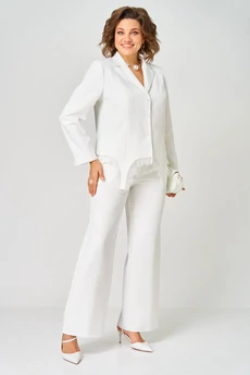 Костюм брючный 1137 белый Vilena