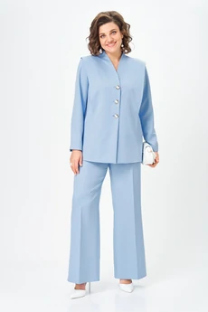 Костюм брючный 1138 голубой Vilena