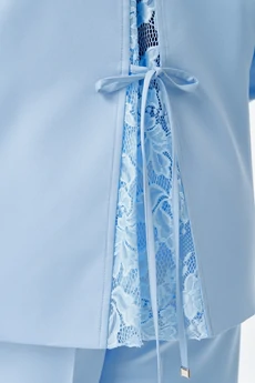 Костюм брючный 1138 голубой Vilena