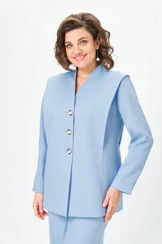 Костюм брючный 1138 голубой Vilena