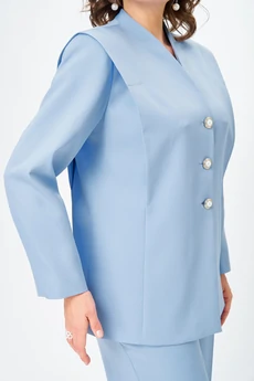 Костюм брючный 1138 голубой Vilena