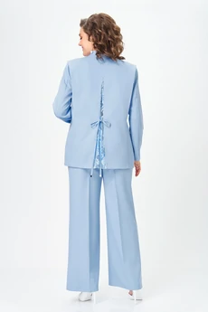 Костюм брючный 1138 голубой Vilena