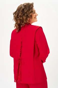 Костюм брючный 1138 красный Vilena