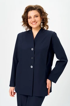 Костюм брючный 1138 темно-синий Vilena