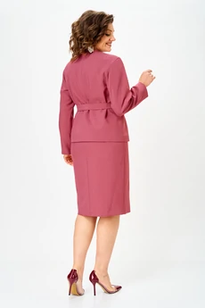 Костюм с юбкой 1142 коралл Vilena