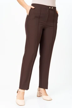 Костюм брючный 1144 беж + шоколад Vilena