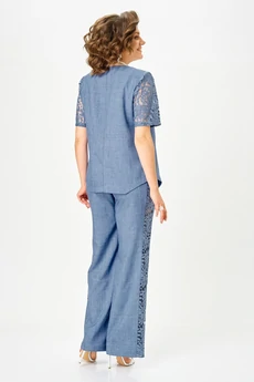 Костюм брючный 1151 джинс Vilena