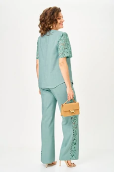 Костюм брючный 1151 полынь Vilena