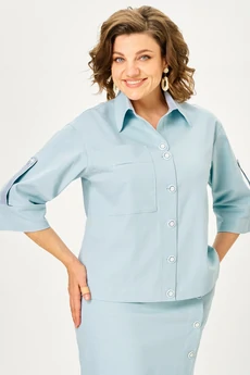 Костюм с юбкой 1152 мята Vilena