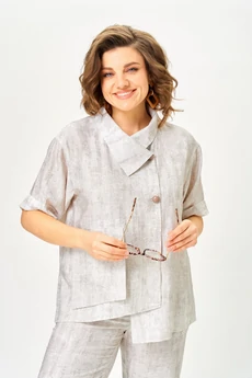 Костюм брючный 1153 молочный Vilena