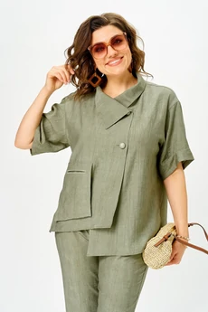 Костюм брючный 1153 хаки Vilena