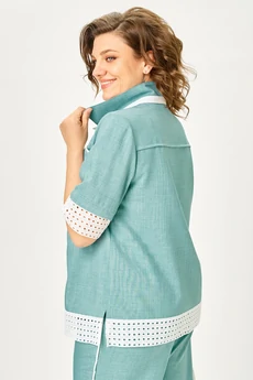 Костюм брючный 1156 полынь Vilena