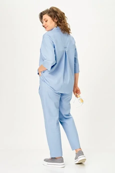 Костюм брючный 1158 голубой Vilena