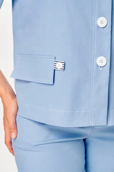 Костюм брючный 1159 голубой Vilena