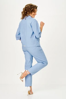 Костюм брючный 1159 голубой Vilena