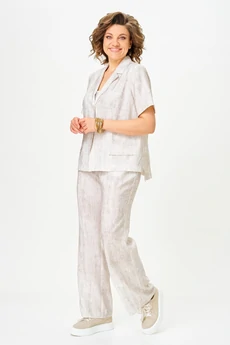 Костюм брючный 1170 молочный Vilena