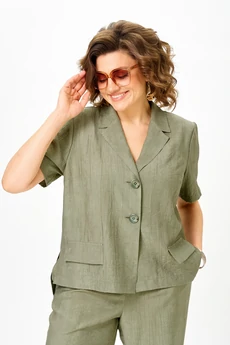 Костюм брючный 1170 хаки Vilena