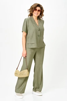 Костюм брючный 1170 хаки Vilena